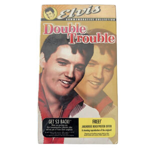 Vintage Elvis Presley Double Trouble VHS Sealed Commemorative Collection MGM NEW